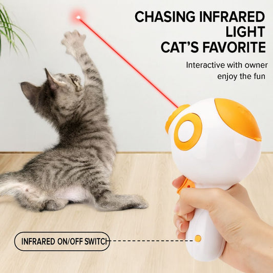 Laser Food-Throwing Gun Feeder