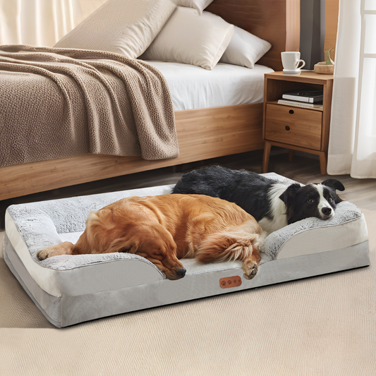 Orthopedic Memory Foam Waterproof Liner Dog Bed