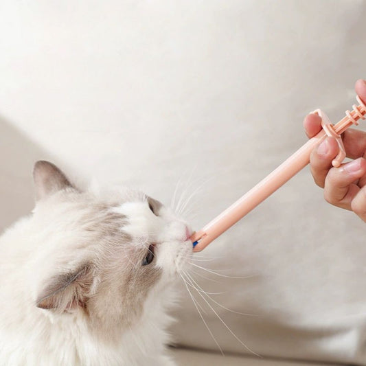 Easy One-Handed Pet Pill Feeder for Cats and Dogs