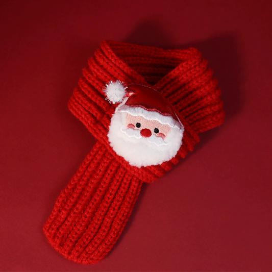 Winter Knit Scarf for Cats & Dogs – Cozy Holiday Pet Accessory
