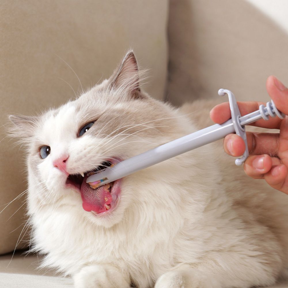 Easy One-Handed Pet Pill Feeder for Cats and Dogs