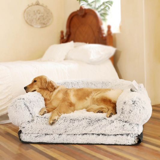 Plush Eco-Friendly Human Soft Dog Bed