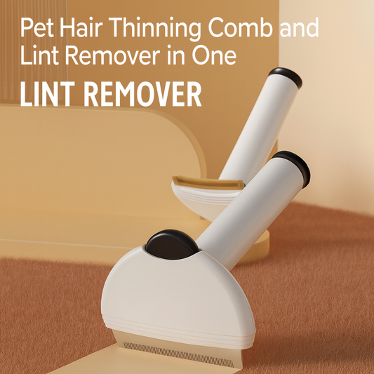 Pet Hair Thinning Comb and Lint Remover in One, Lint Remover