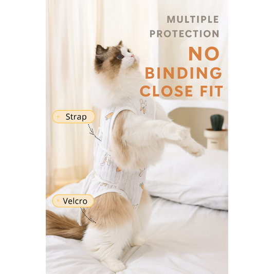 Cat Recovery Suit – Anti-Lick Post-Surgery Outfit for All Seasons