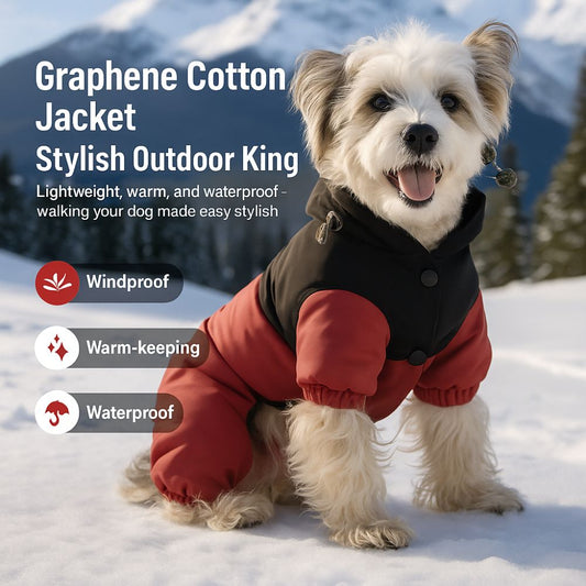 Waterproof & snowproof fabric Dog Clothes