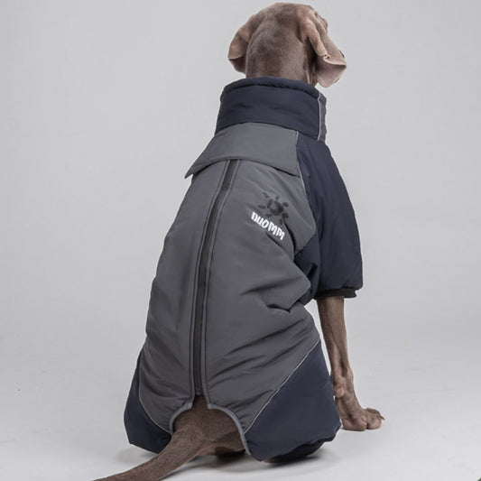 Green Pink Blue Purple Warm Large Dog Jacket