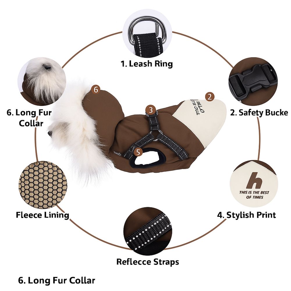 Winter with Harness Dog Coat