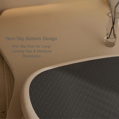 Cute Woven Cat Bed with Scratch-Resistant Linen and Ergonomic Design