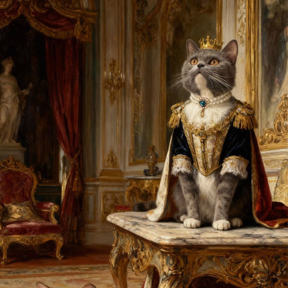 Elegant Double-Layer Pearl Pet Necklace  Heart Gem Pendant