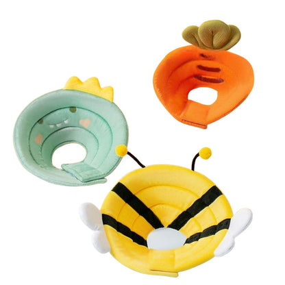 Soft Plush Pet Recovery Collar – Cute Animal Protective Cone