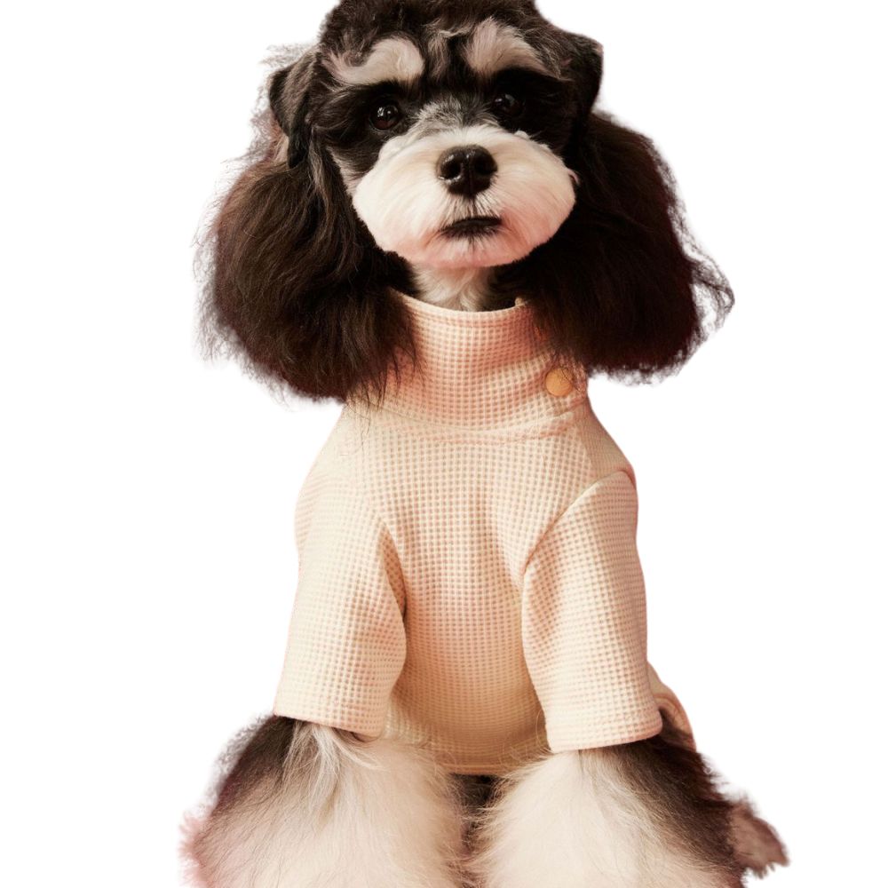 Autumn Winter Waffle Four-Leg Dog Base Shirt