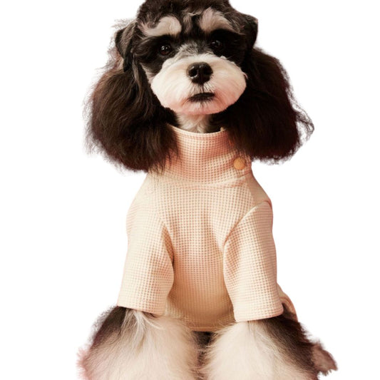 Autumn Winter Waffle Four-Leg Dog Base Shirt