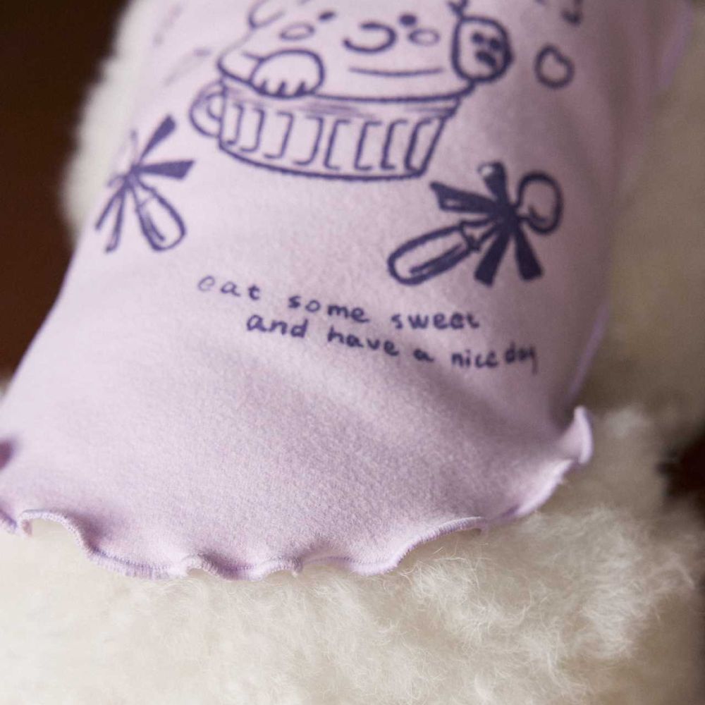 Autumn Reversible Striped Ruffle Undershirt Sleeveless Dog Vest