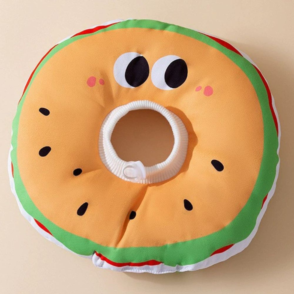 Soft Plush Pet Recovery Collar – Cute Animal Protective Cone