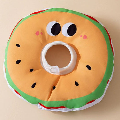 Soft Plush Pet Recovery Collar – Cute Animal Protective Cone