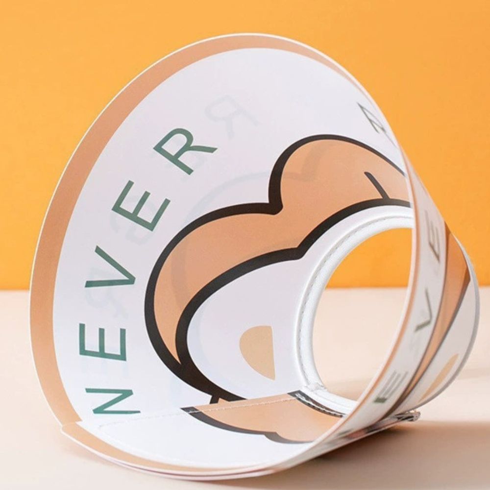 Soft Plush Pet Recovery Collar – Cute Animal Protective Cone