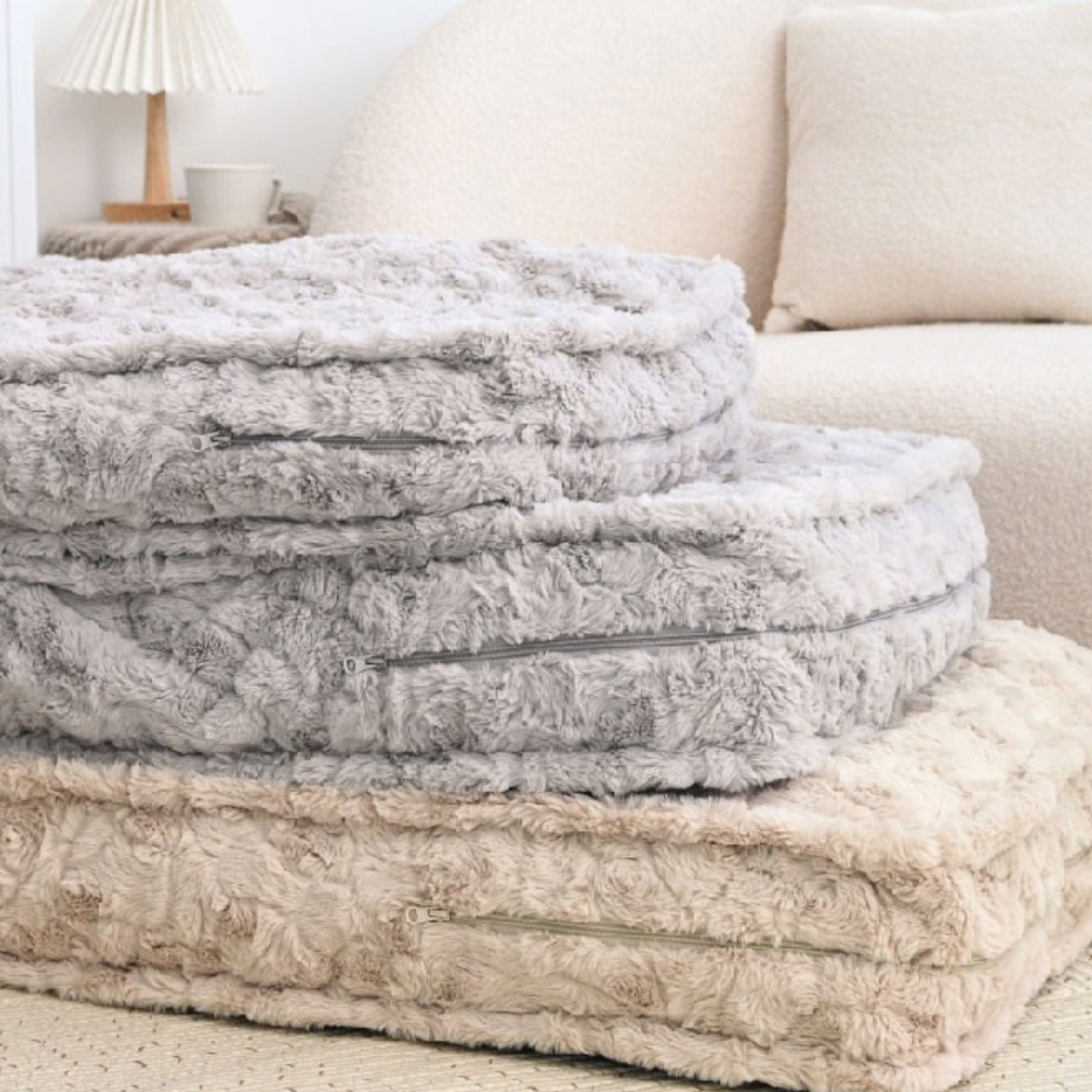 Upgraded Cloud Comfort Ultra-Soft Durable Supportive Design Dog Bed