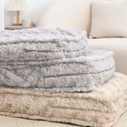 Upgraded Cloud Comfort Ultra-Soft Durable Supportive Design Dog Bed