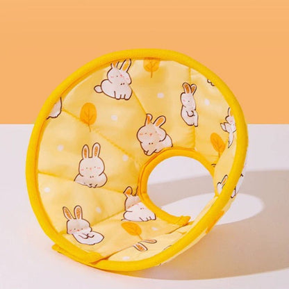 Soft Plush Pet Recovery Collar – Cute Animal Protective Cone