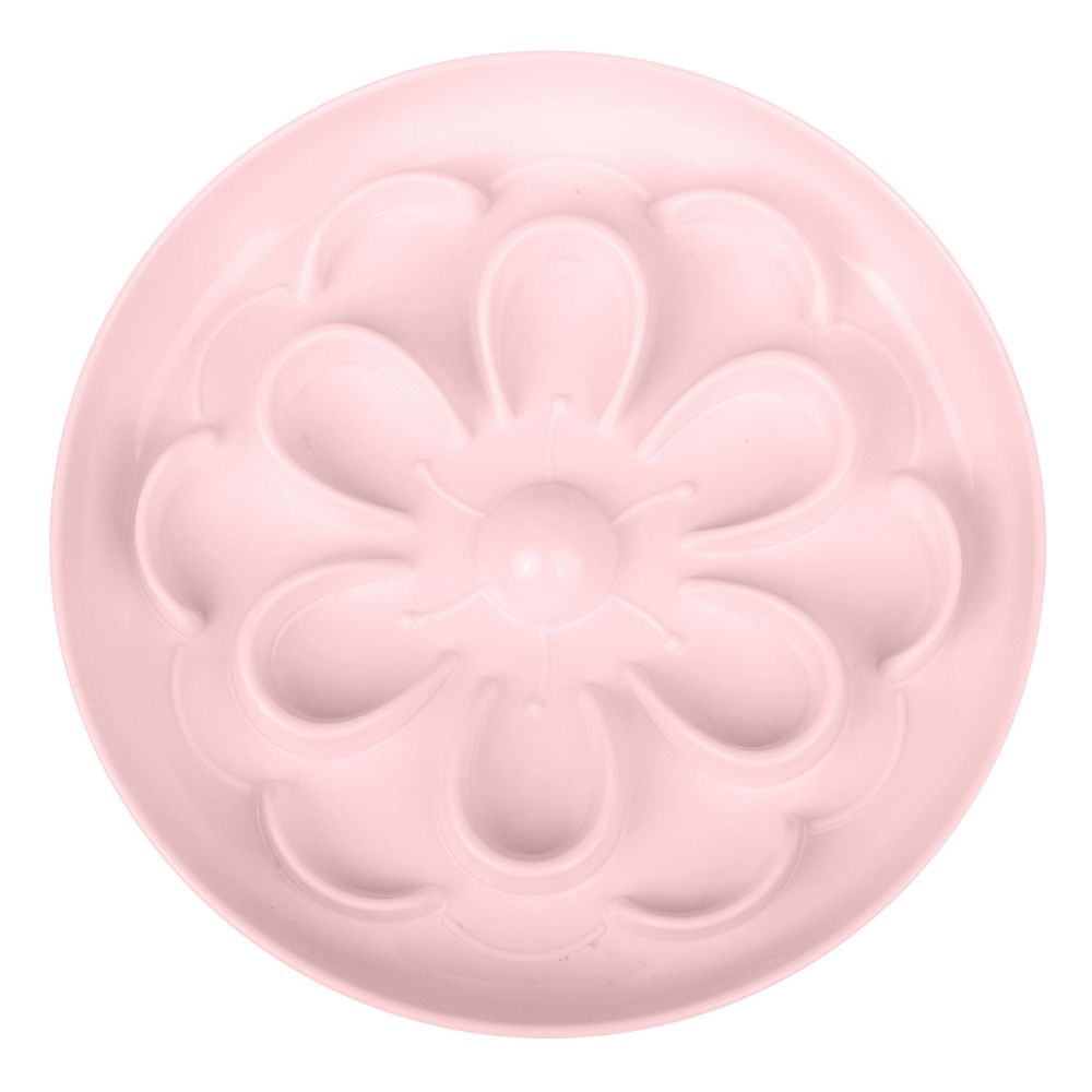 Flower Slow Feeder Melamine Cat Bowl