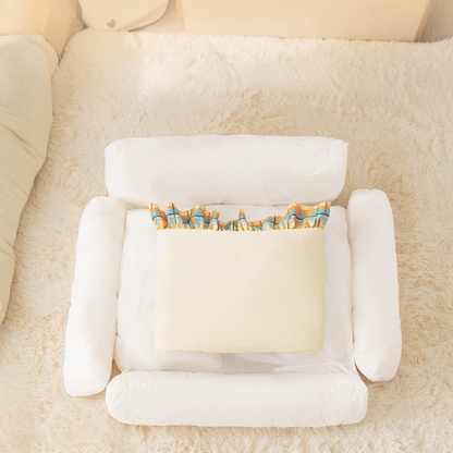 All-Season Cotton Pet Sofa Bed for Dogs and Cats