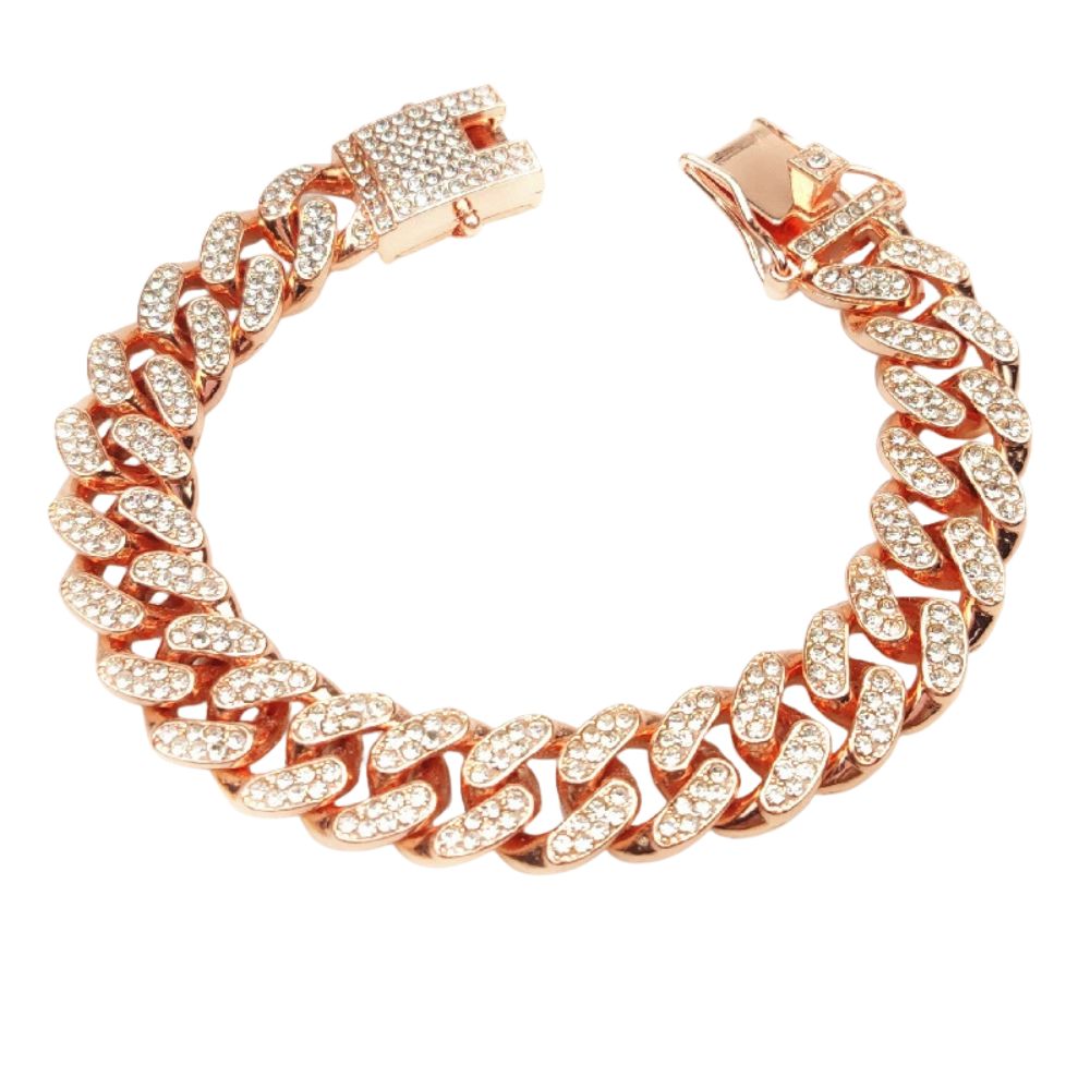 Luxury Gold Cuban Chain Pet Necklace