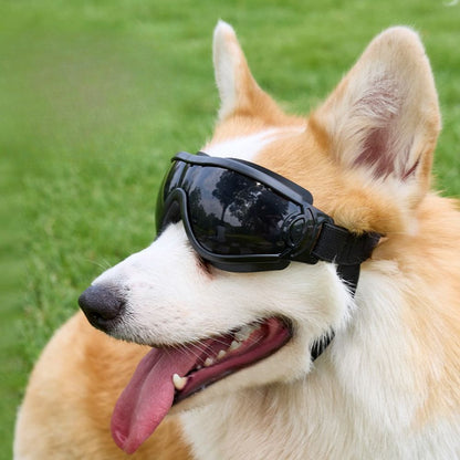 Adjustable UV Protection Dog Goggles – Stylish Pet Sunglasses for Outdoor Adventures