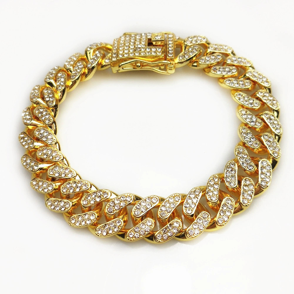 Luxury Gold Cuban Chain Pet Necklace