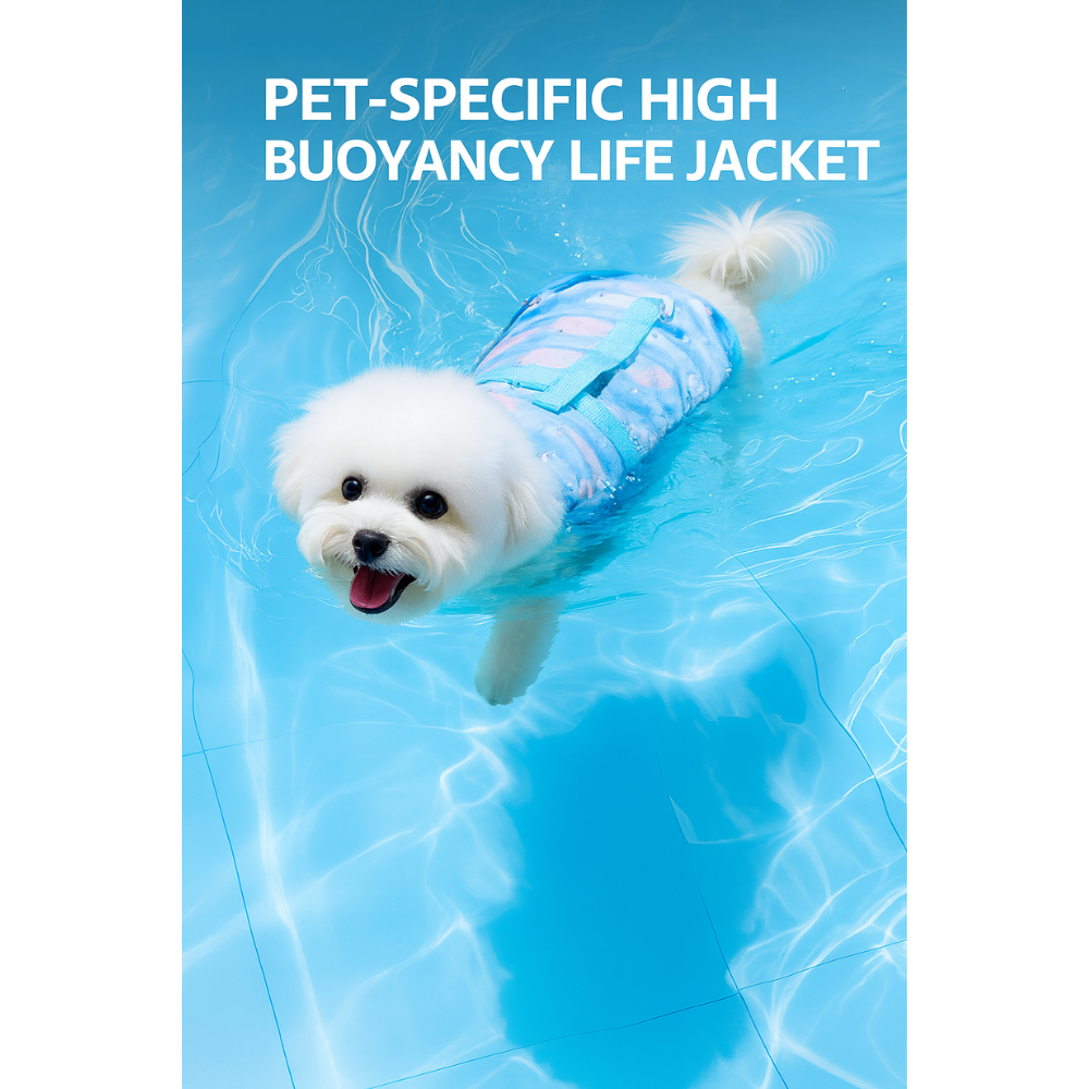 Dog Life Jacket Swimwear – Summer Water Outfit for Small & Medium Dogs