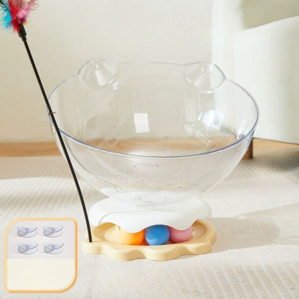 360° Transparent Space Capsule Cat Bed Large Comfort Design