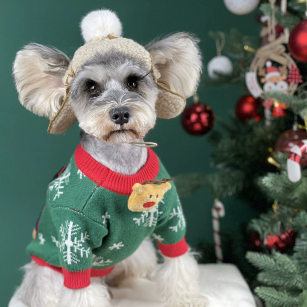 Pet Winter Clothes Christmas Sweater Thickened Dog Sweater