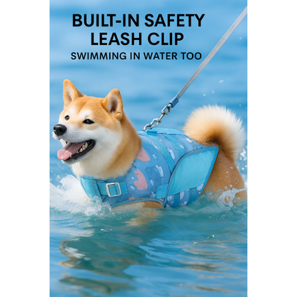 Dog Life Jacket Swimwear – Summer Water Outfit for Small & Medium Dogs