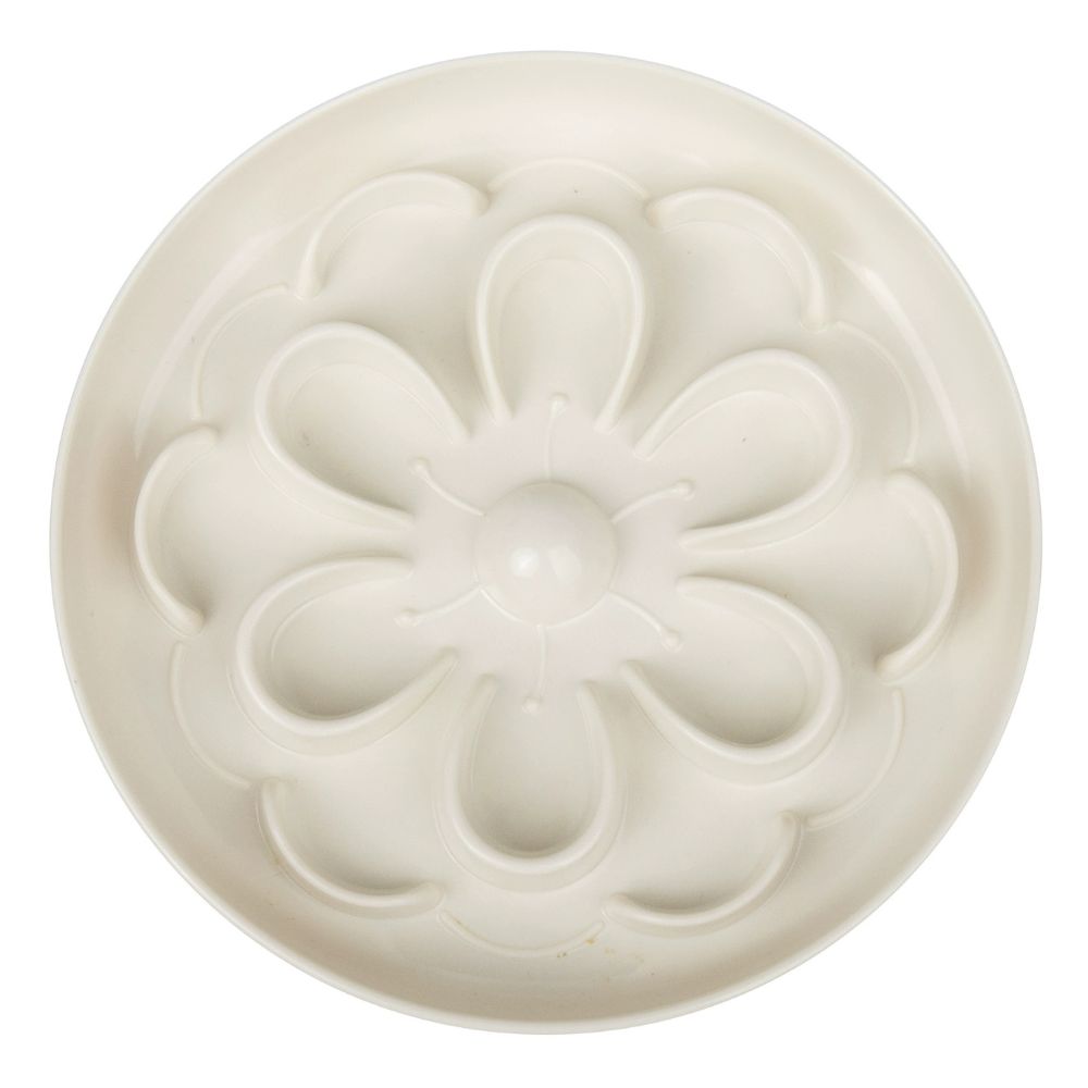 Flower Slow Feeder Melamine Cat Bowl