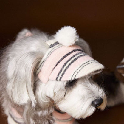 Warm Striped Four-Leg Thick Undershirt Dog Sweatshirt