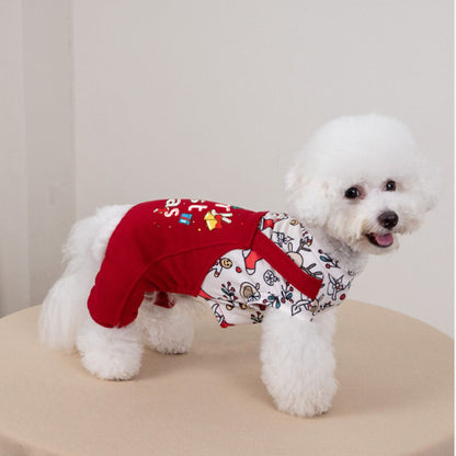 Christmas Warm Skirt Outfit for Dogs | Festive Winter Pet Dress
