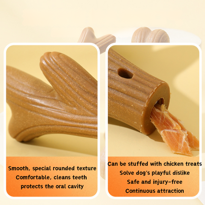 Natural Pine Wood Dog Chew Toy