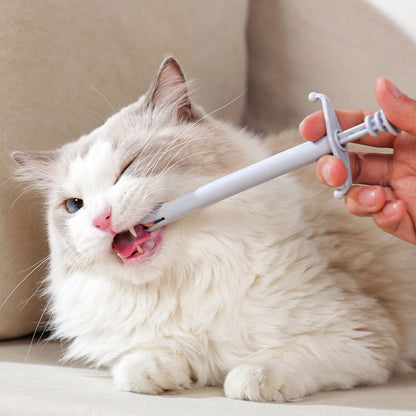 Easy One-Handed Pet Pill Feeder for Cats and Dogs