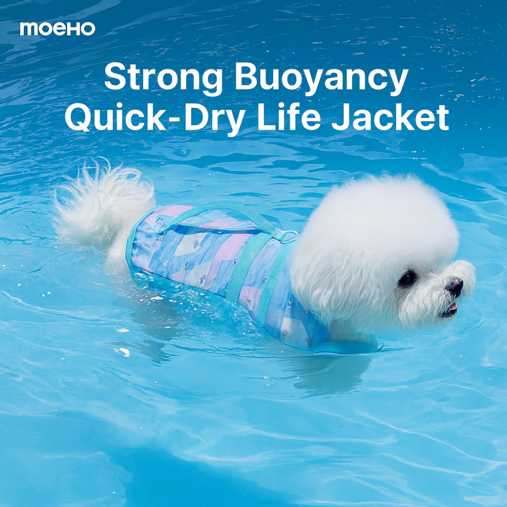 Dog Life Jacket Swimwear – Summer Water Outfit for Small & Medium Dogs
