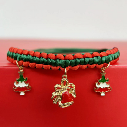 New Year Pet Collar Christmas Handmade DIY Decoration for Cats and Dogs