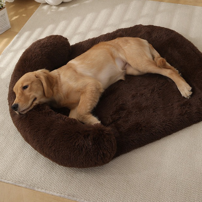 Plush Fluffy Pillow Support Winter Dog Bed