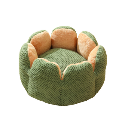Woven Cactus – Cozy Knitted Design for Deep Sleep Cat Bed