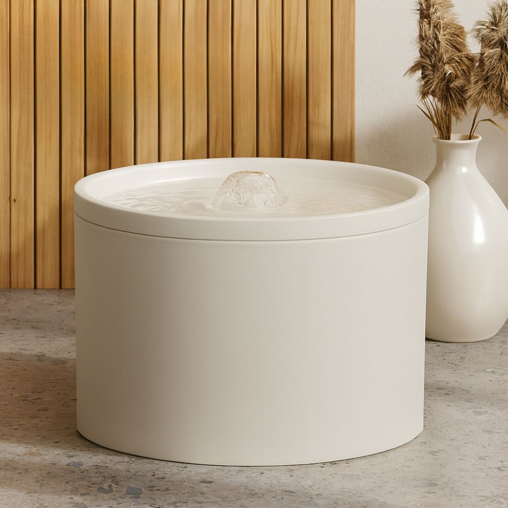 Ceramic Cat Water Fountain – Silent Circulating Pet Dispenser