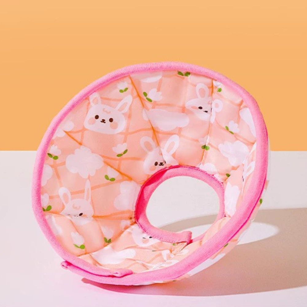 Soft Plush Pet Recovery Collar – Cute Animal Protective Cone