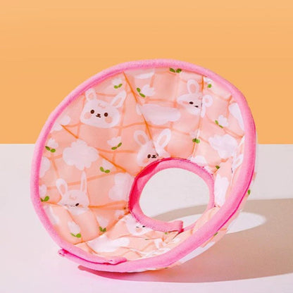 Soft Plush Pet Recovery Collar – Cute Animal Protective Cone
