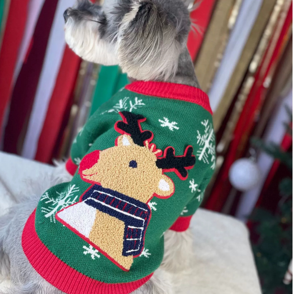 Pet Winter Clothes Christmas Sweater Thickened Dog Sweater