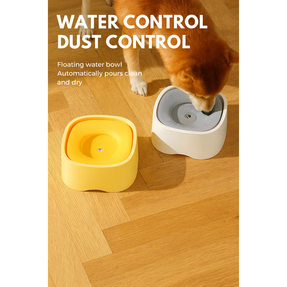 Floating Pet Water Bowl – Spill & Dust Proof