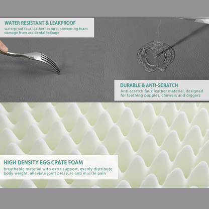 Waterproof Leather Washable Spring Summer Dog Bed