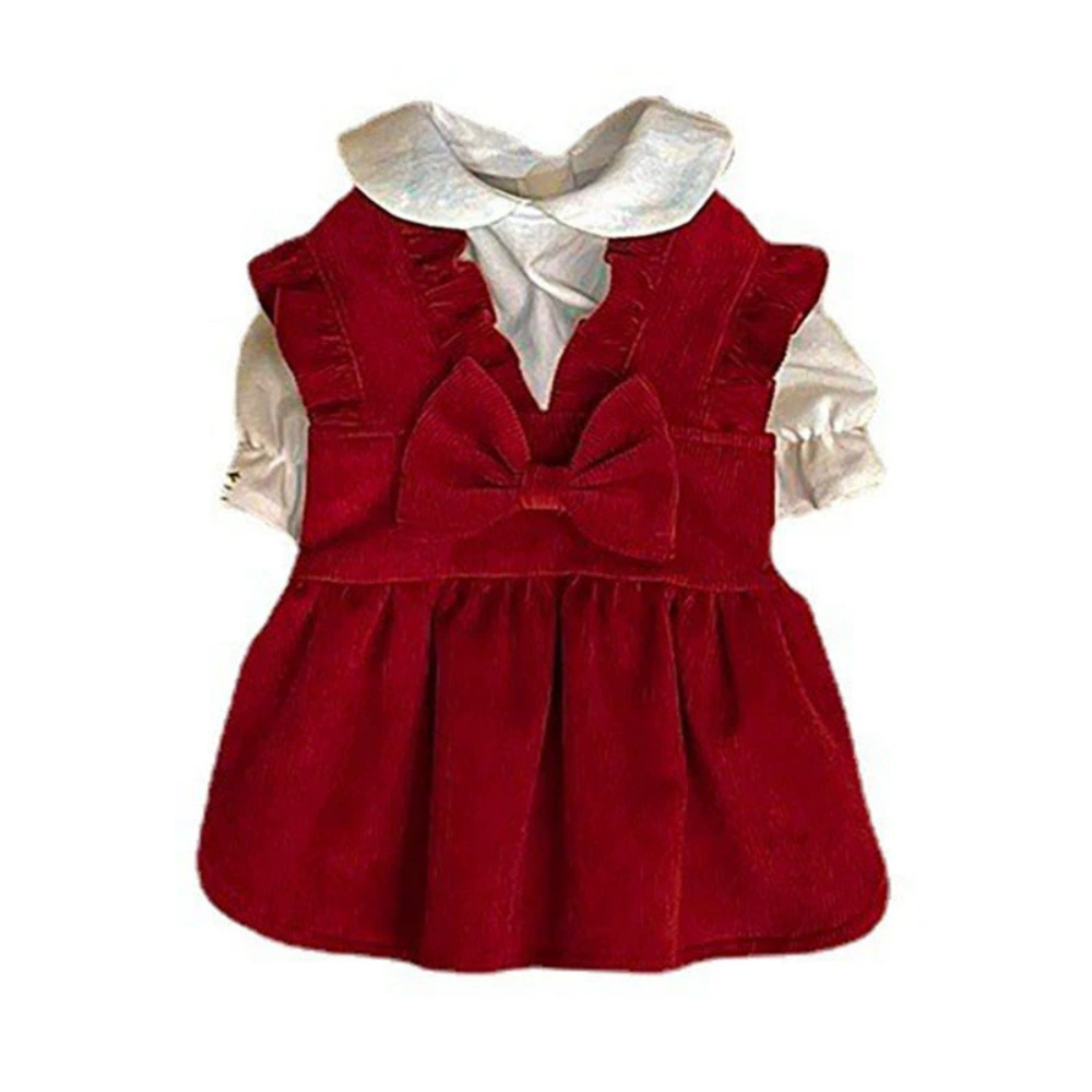 Puppy Christmas Princess Dress