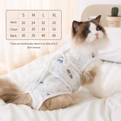 Cat Recovery Suit – Anti-Lick Post-Surgery Outfit for All Seasons