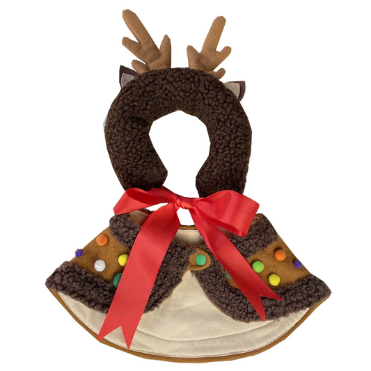Christmas Dog Scarf Cape | Funny Holiday Pet Accessories